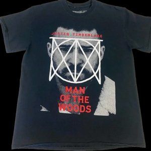 JUSTIN TIMBERLAKE Man Of The Woods 2018 Concert Tour T-Shirt Men's Size XL